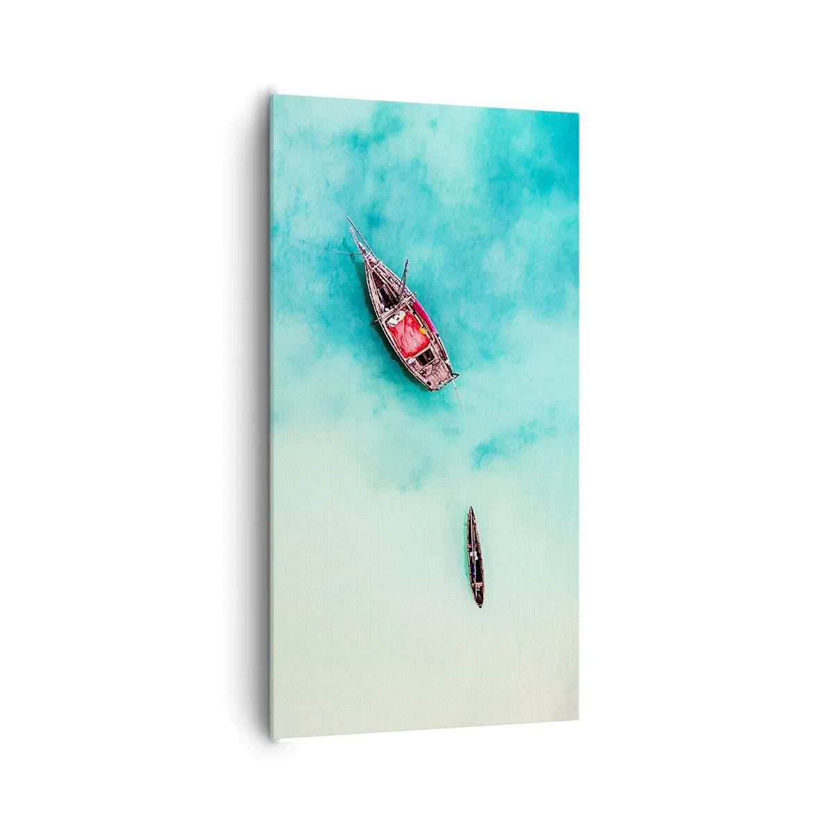 Obraz na plátne - Pretože na plážach Zanzibaru, keď je prebytok vody… - 65x120 cm