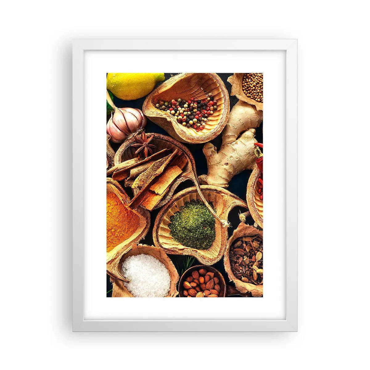 Plagát v bielom ráme - Vezmi si, čo chceš - 30x40 cm