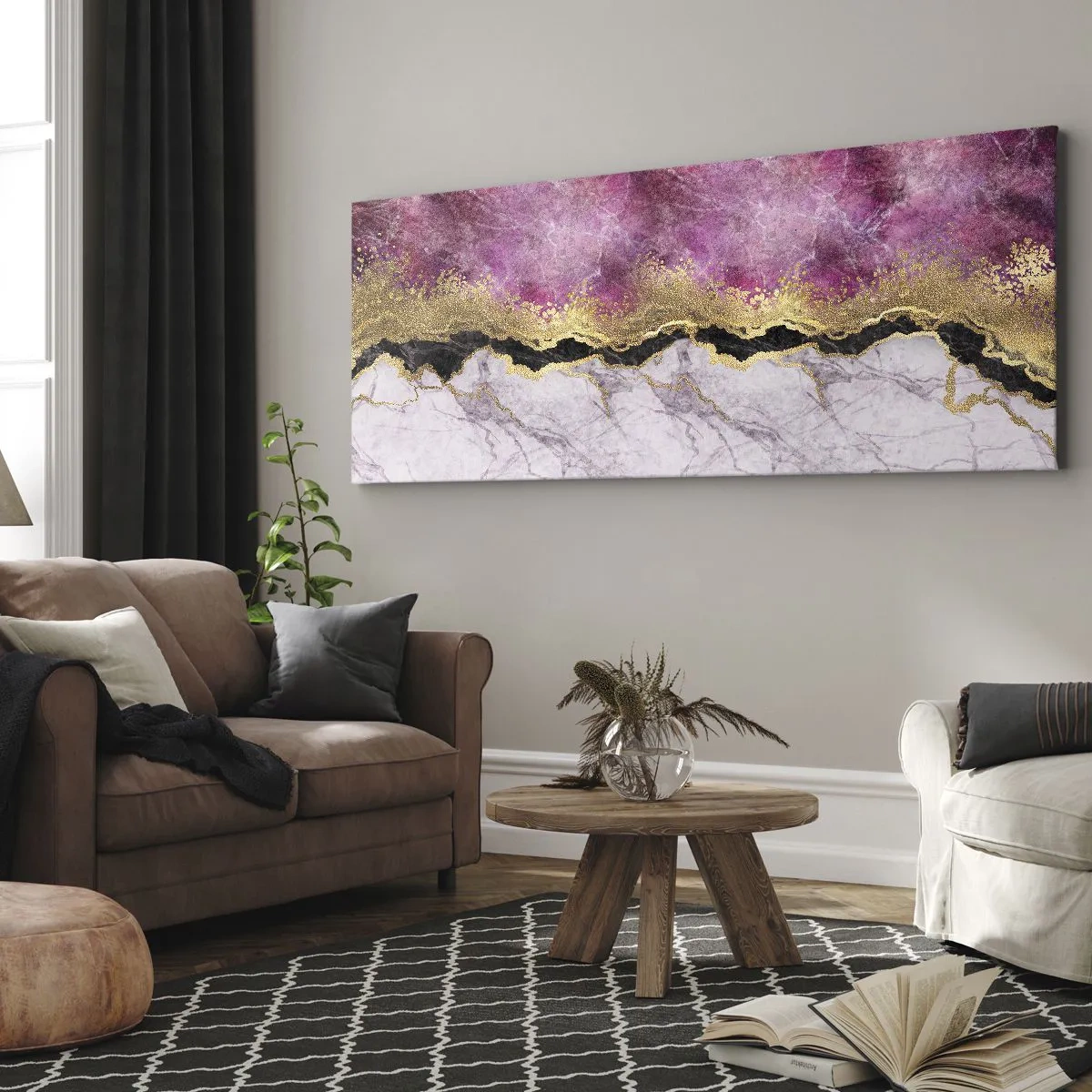 Obraz na plátne - Na hranici - 100x40 cm