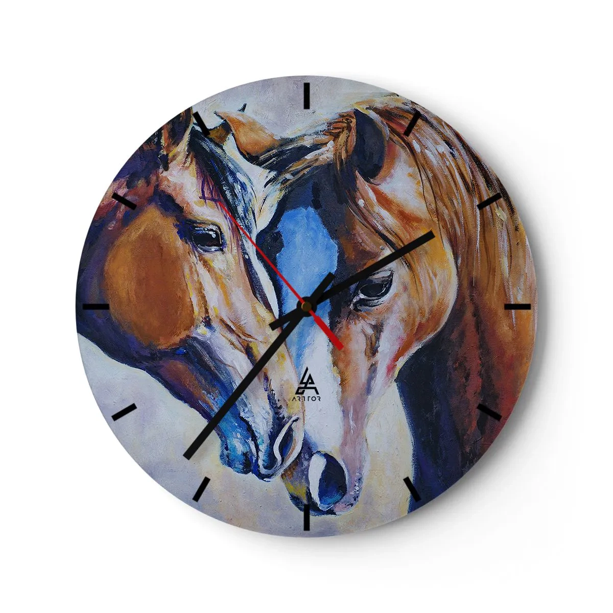 Nástenné hodiny - Je to priateľstvo? Je to láska? - 40x40 cm