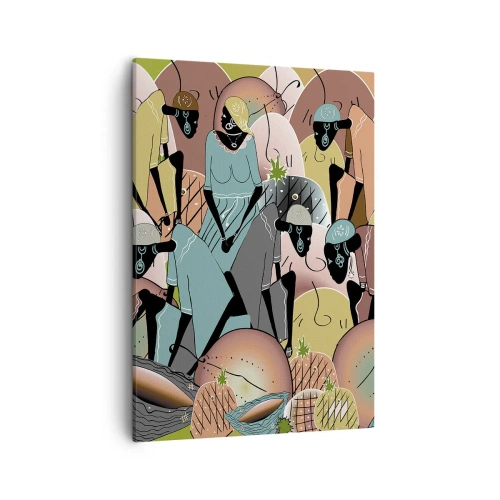 Obraz na plátne - Blíži sa veľký sviatok - 50x70 cm