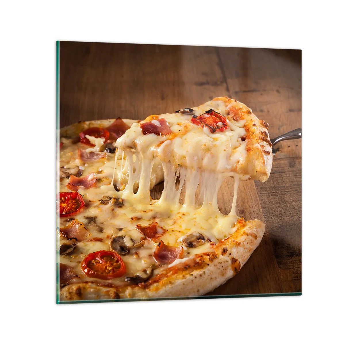 Obraz na skle - Veľdielo talianskeho umenia - 40x40 cm