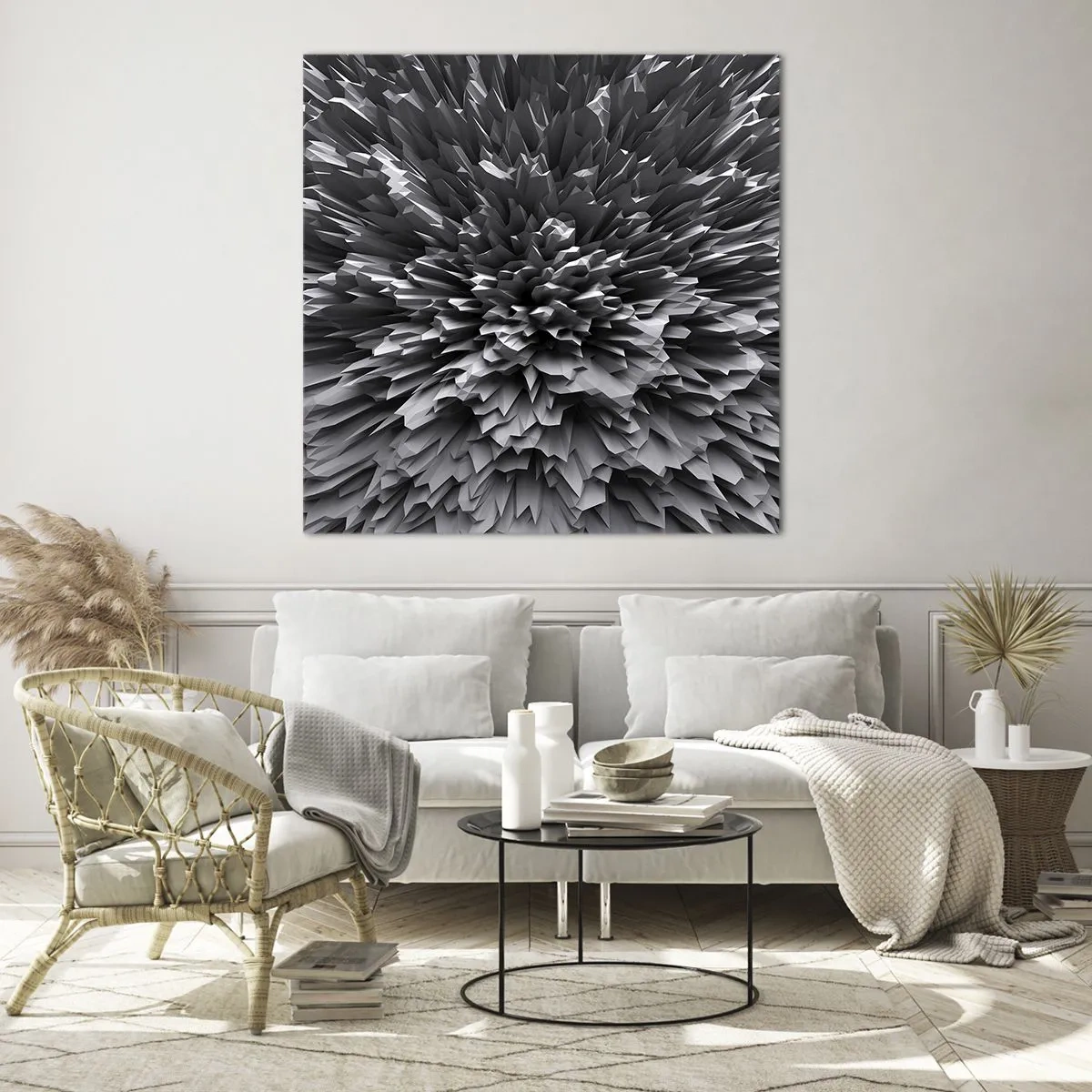 Obraz na skle - Ostrejšie to už nebude - 60x60 cm