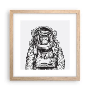 Plagát v ráme zo svetlého duba - Alternatívny vývoj - 30x30 cm