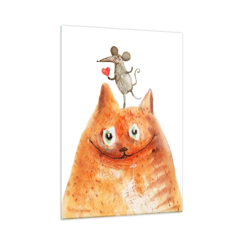 Obraz na skle - Paradoxy lásky - 50x70 cm