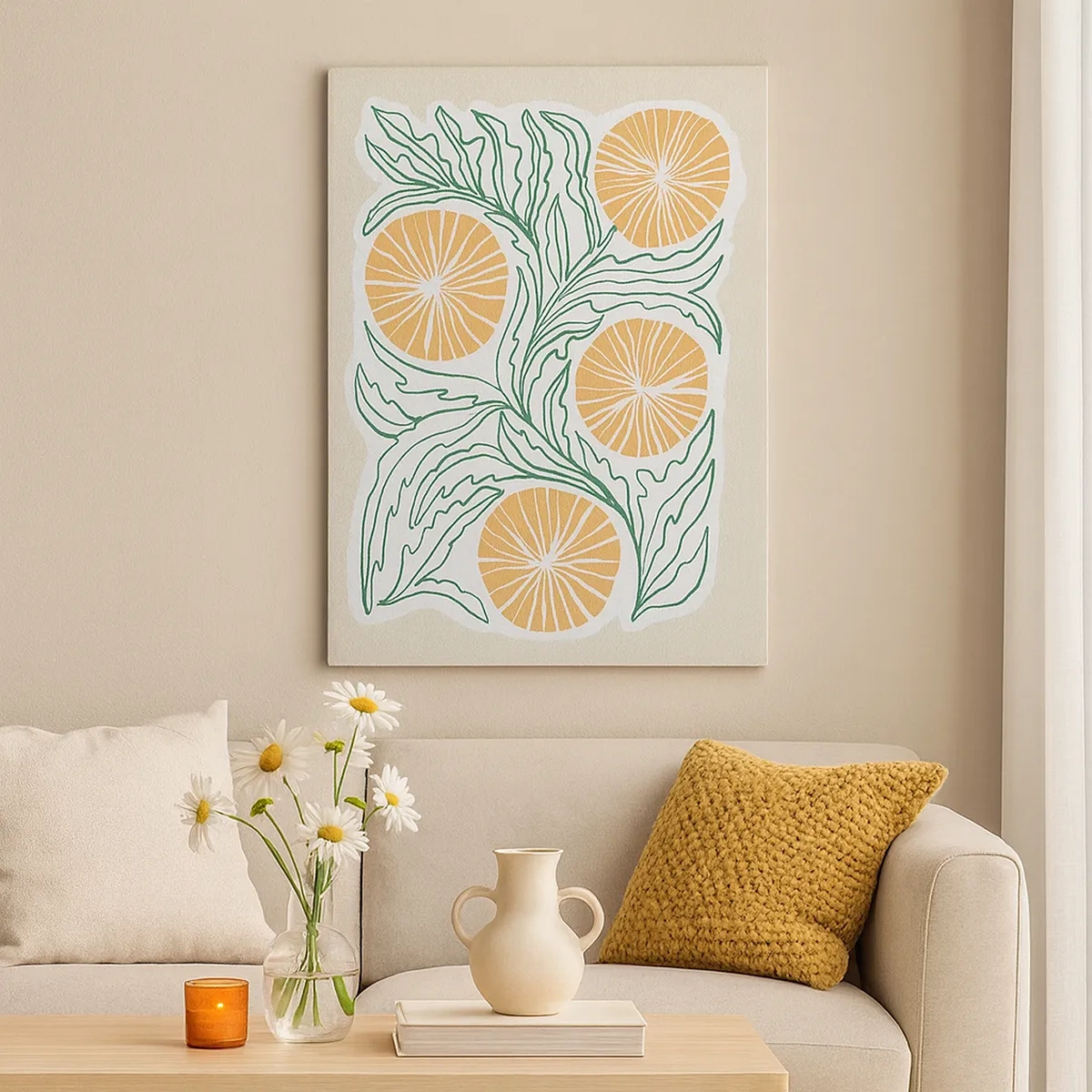 Obraz na plátne - Etnicky s abstraktným nádychom - 50x70 cm