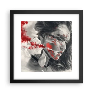 Plagát v čiernom ráme - V škárach absurdity - 30x30 cm