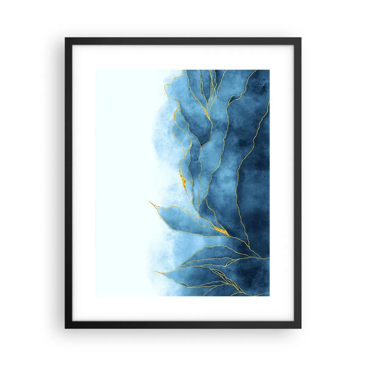 Plagát v čiernom ráme - Blankyt v zlate - 40x50 cm