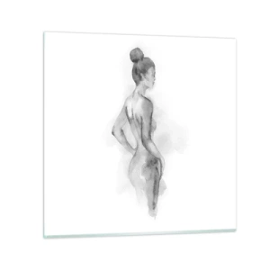 Obraz na skle - Krásne ako maľba - 30x30 cm