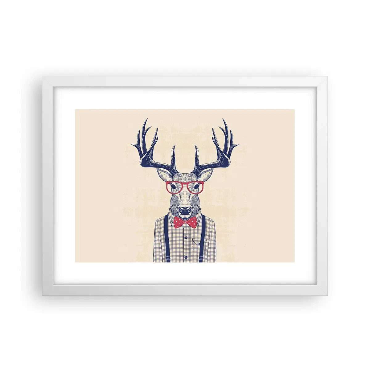 Plagát v bielom ráme - Zábavná extravagancia - 40x30 cm