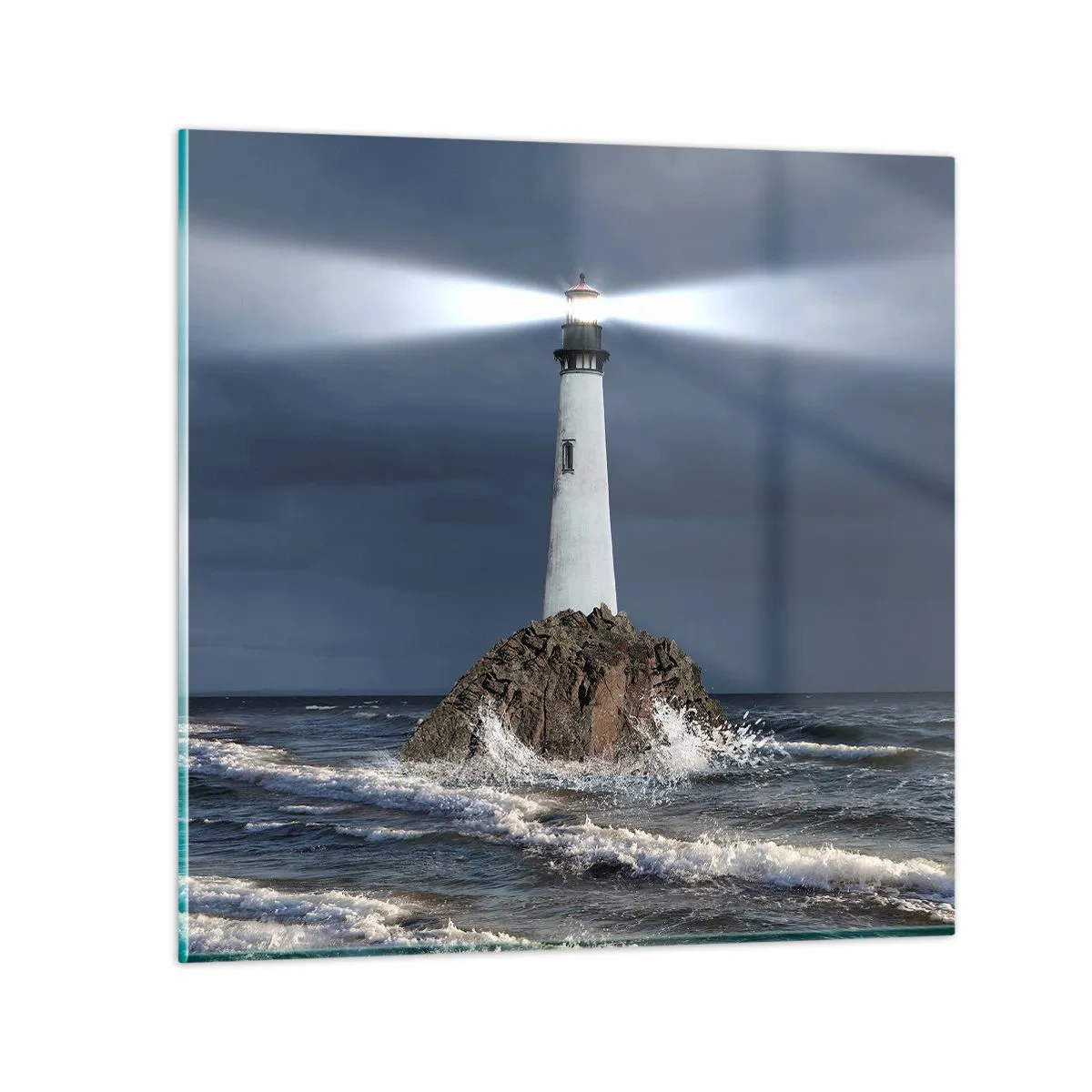 Obraz na skle - Tu…tu…tuná! - 70x70 cm