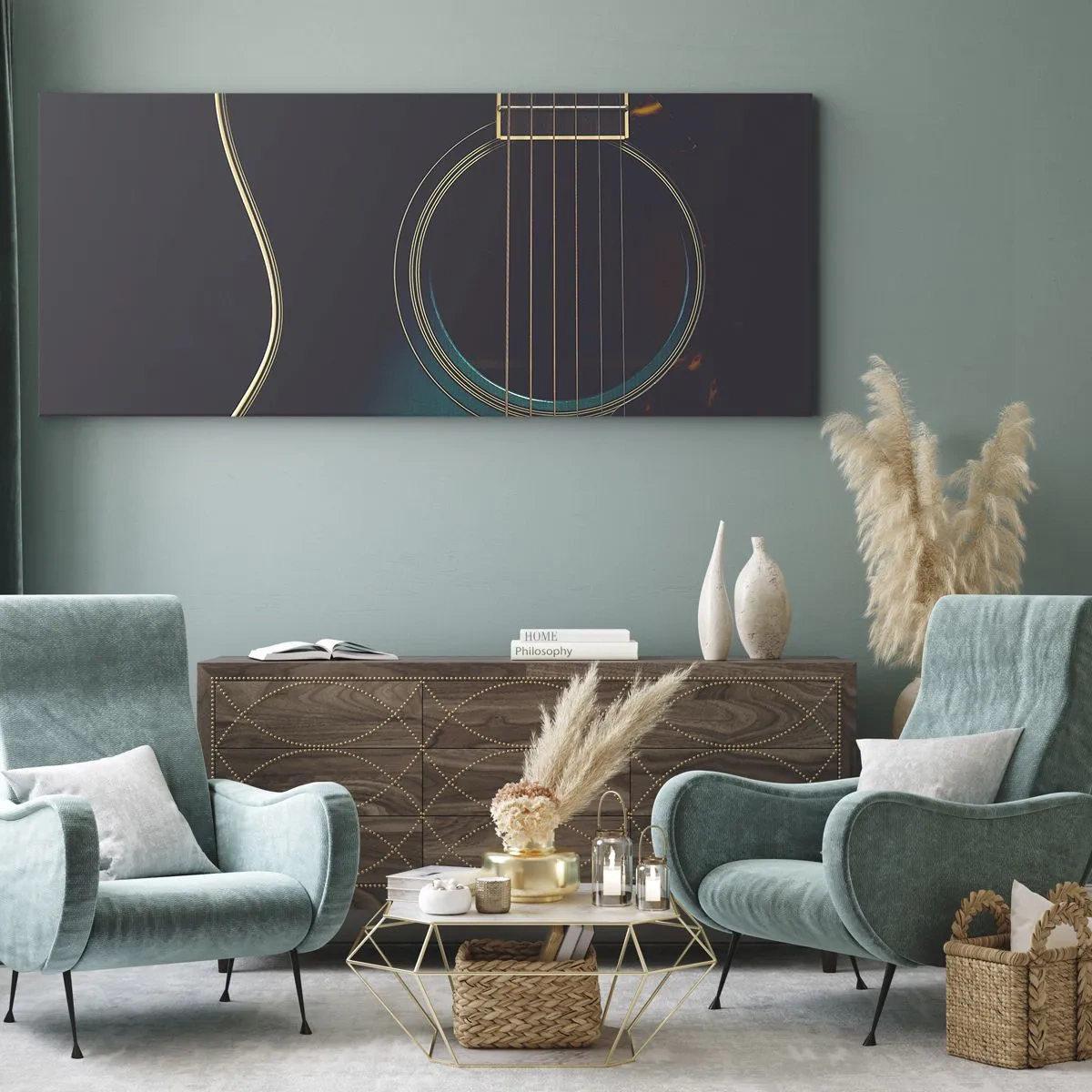 Obraz na plátne - Okamih, než to zaznie - 100x40 cm