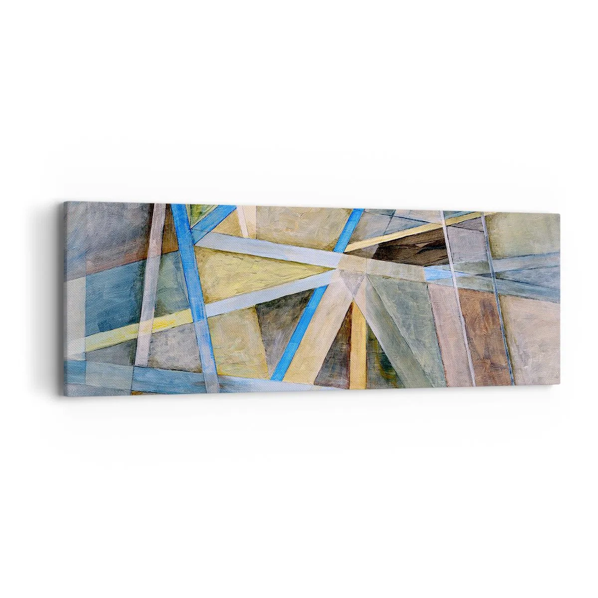Obraz na plátne - Priamo alebo diagonálne? - 90x30 cm