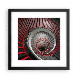 Plagát v čiernom ráme - Architektonické hry - 30x30 cm