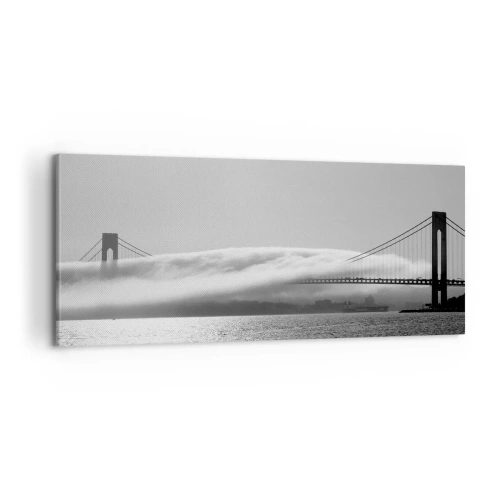 Obraz na plátne - Preplávať Zlatou bránou - 100x40 cm
