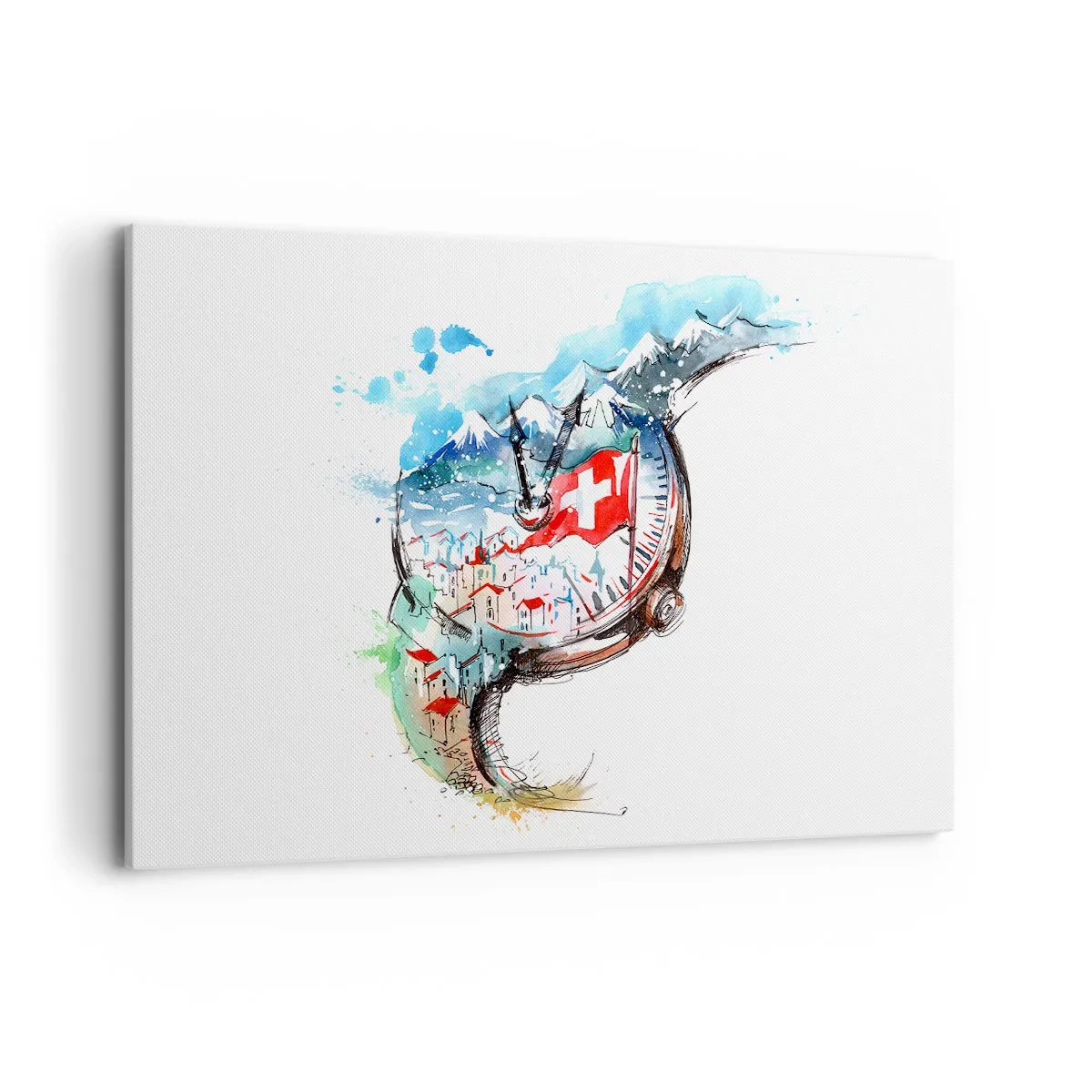 Obraz na plátne - Duch Švajčiarska - 120x80 cm