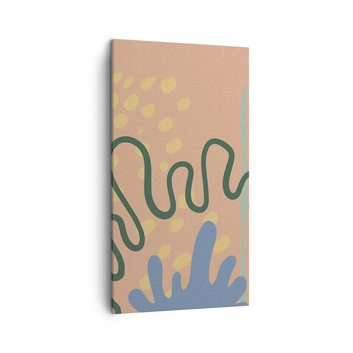 Obraz na plátne - Abstrakcia: rozmanitosť prírody - 45x80 cm