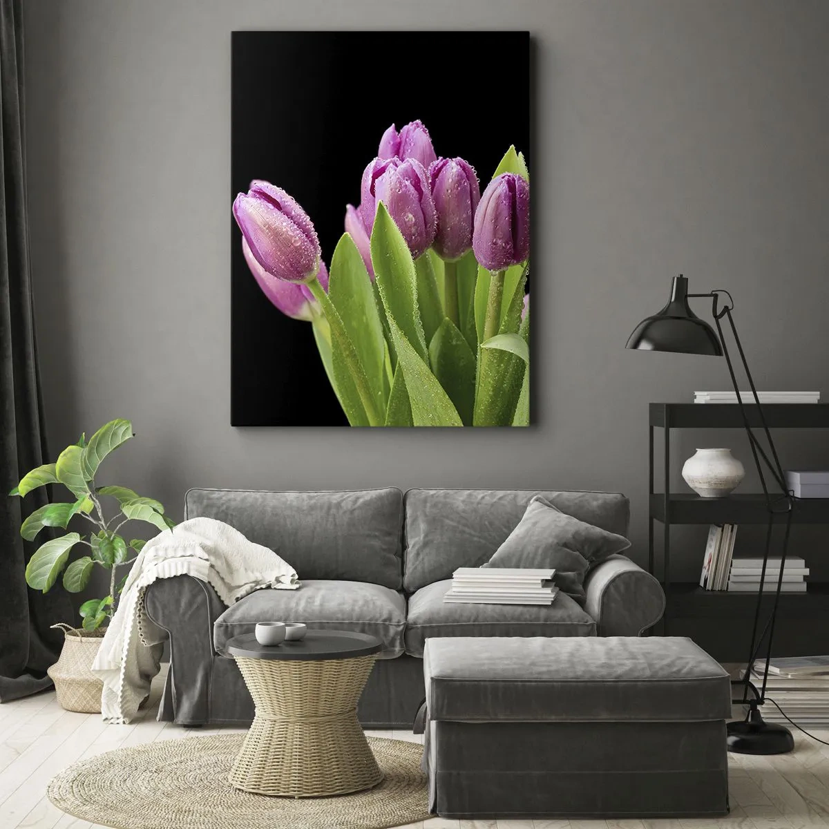 Obraz na plátne - Ľaliové potešenie jari - 50x70 cm