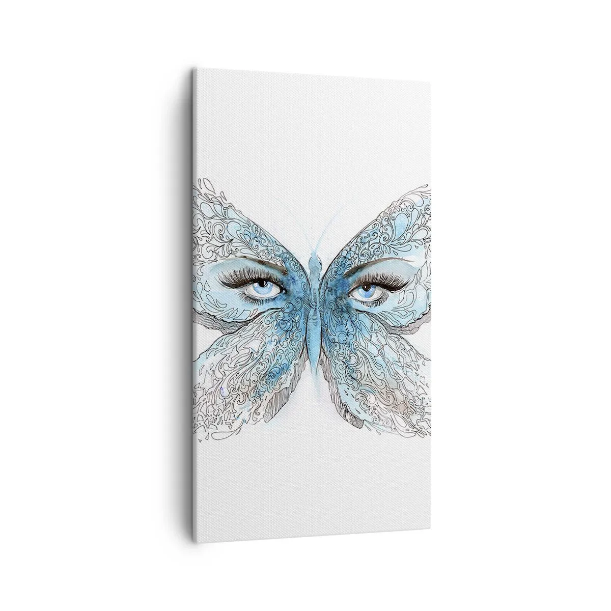 Obraz na plátne - Sýkorka modrinka eros - 45x80 cm