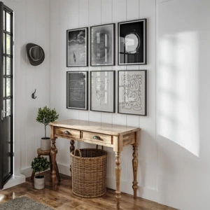 Scandinavian entrance - Inšpirácia do sály