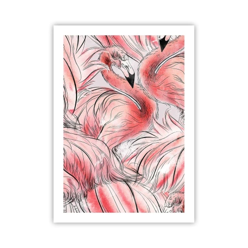 Plagát - Vtáči corps de ballet - 50x70 cm