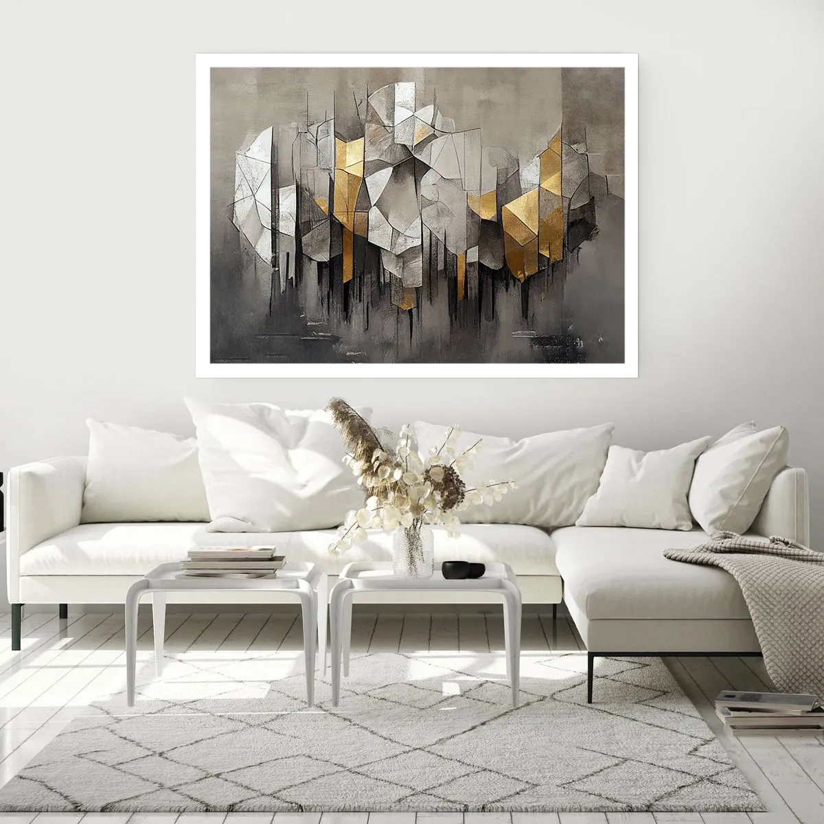 Plagát - Kompozícia z ľadu a svetla - 70x50 cm