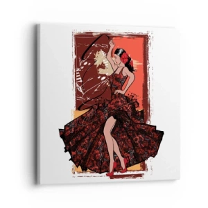 Obraz na plátne - V rytme srdca - 40x40 cm