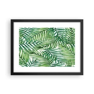 Plagát v čiernom ráme - Pod zeleným baldachýnom - 40x30 cm