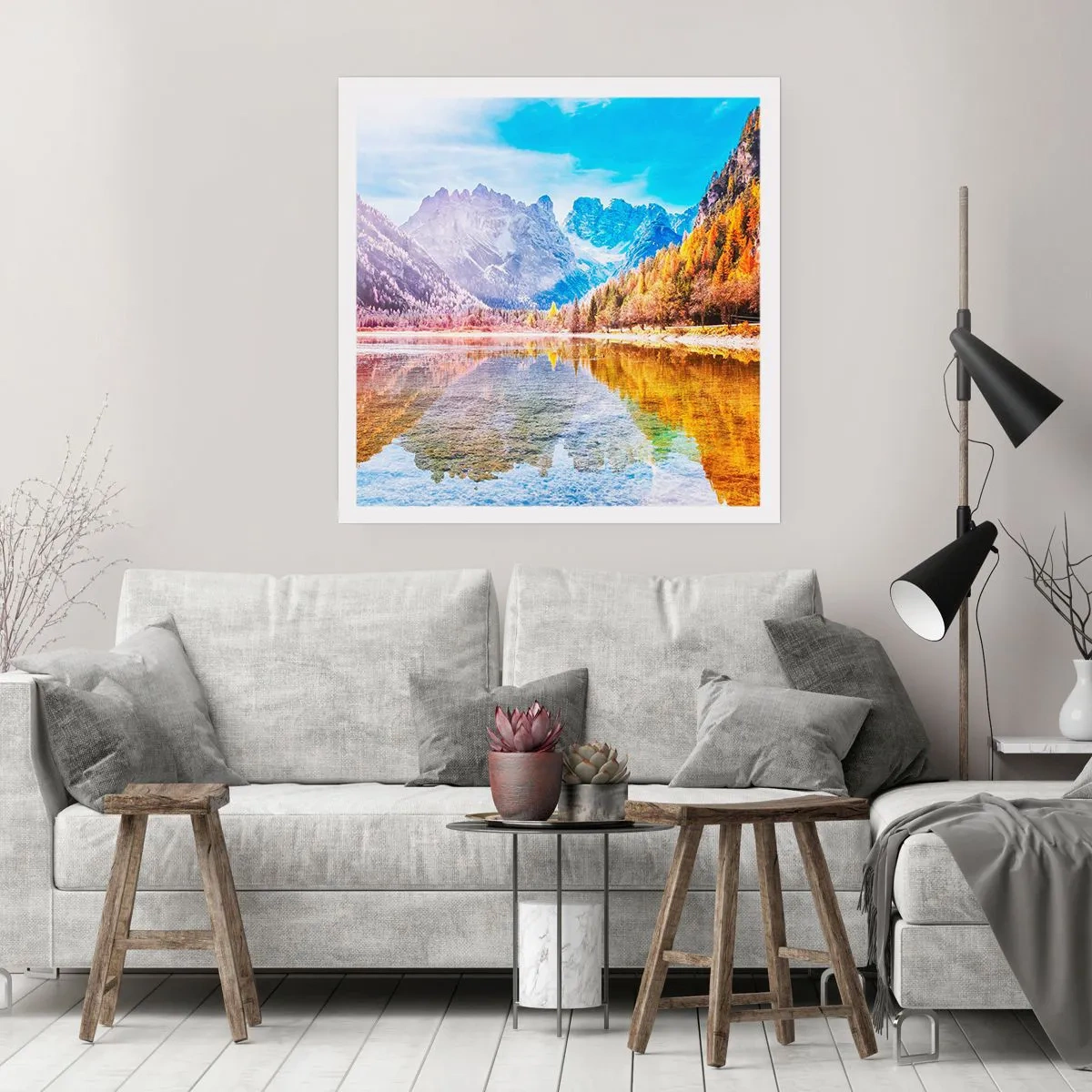 Plagát - A v horách už je jeseň - 60x60 cm