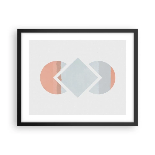 Plagát v čiernom ráme - Situácia je jasná - 50x40 cm