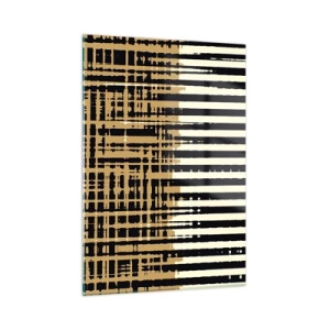 Obraz na skle - Architektonická abstrakcia - 50x70 cm