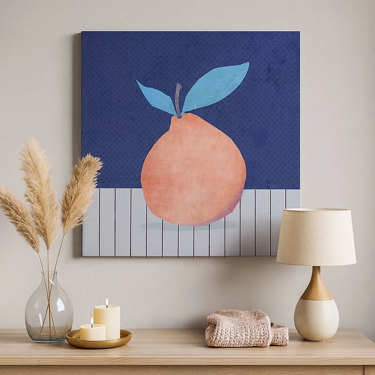 Obraz na plátne - Konvexita a rovina - 30x30 cm