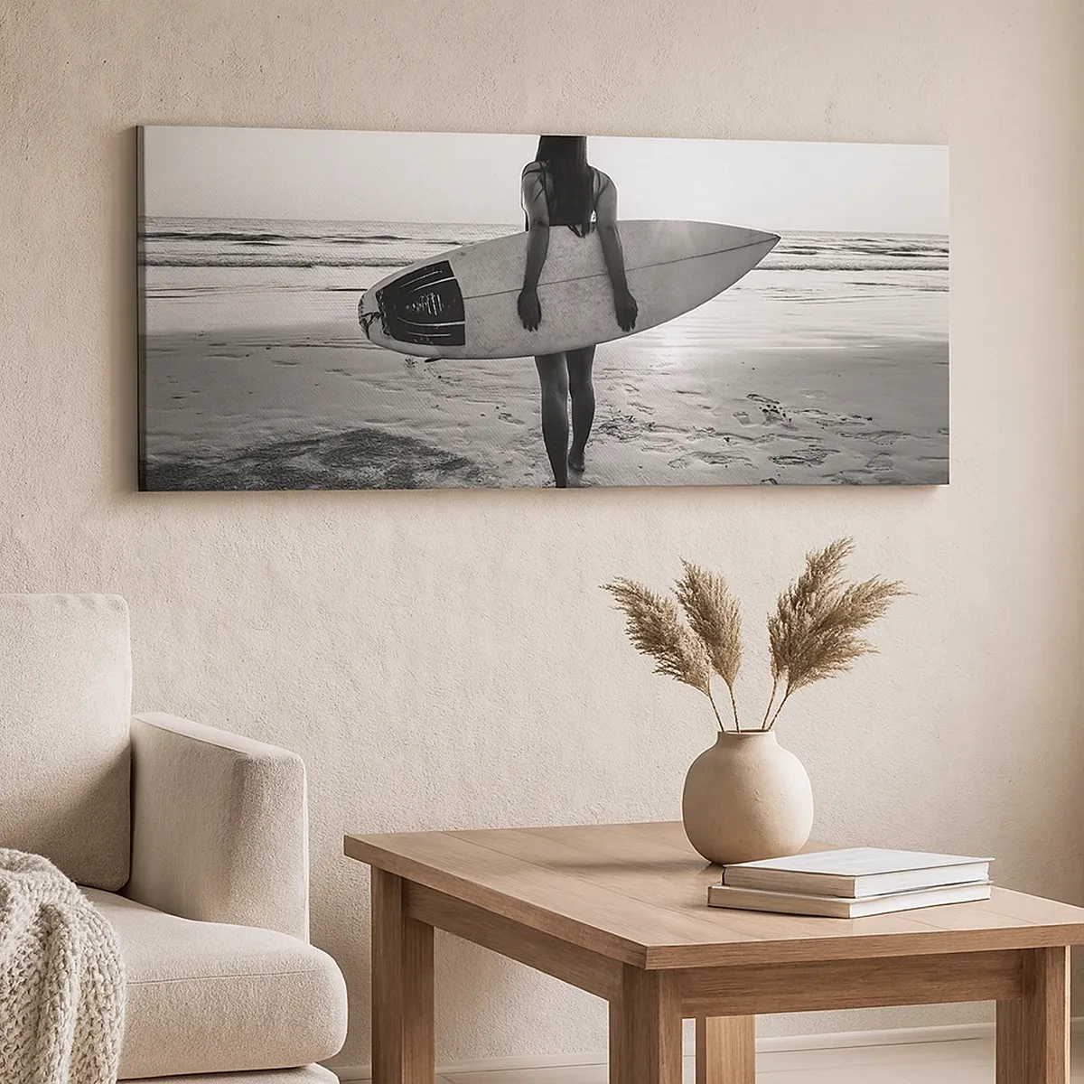 Obraz na plátne - Dcéra morskej vlny - 30x30 cm