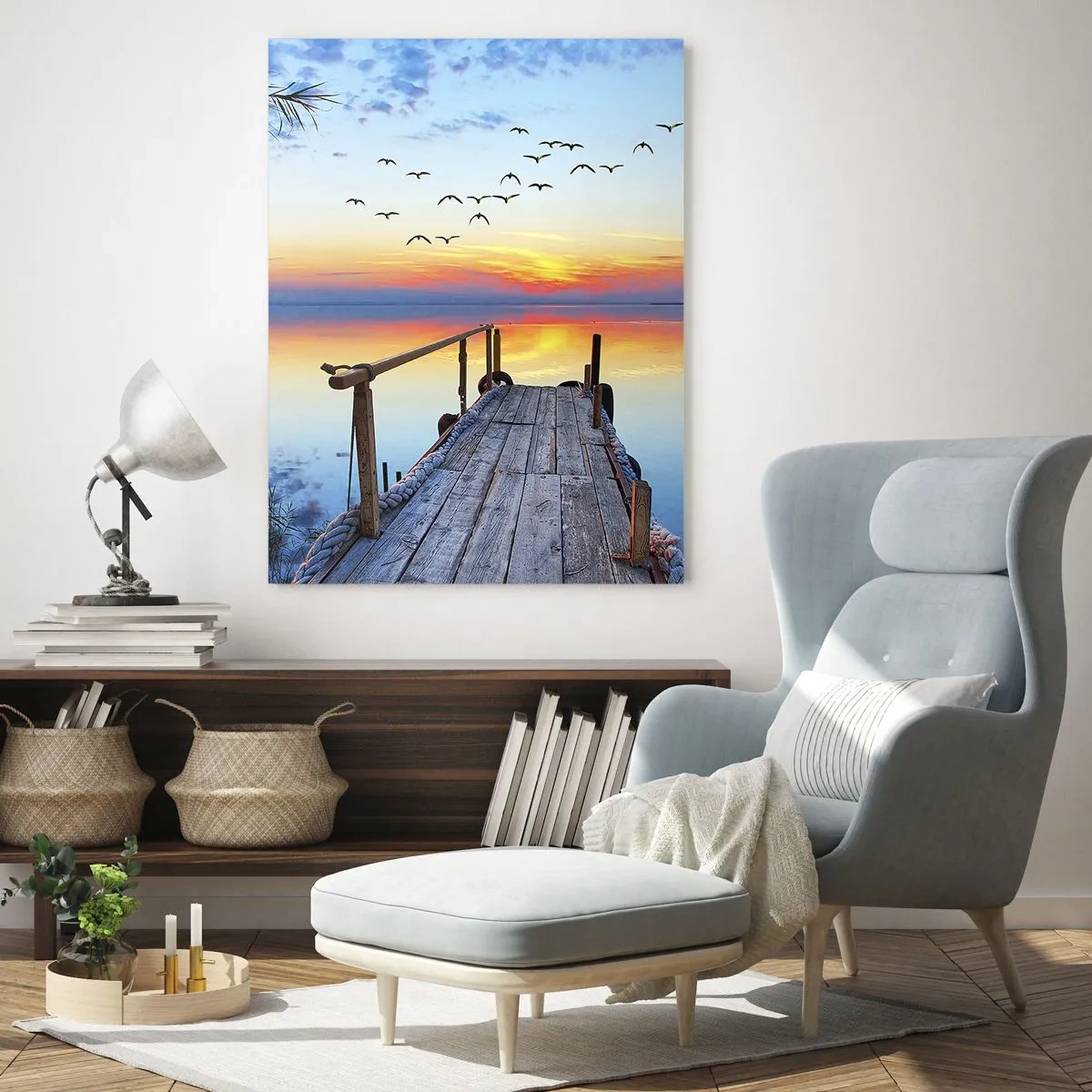 Obraz na skle - Je čas isť späť… - 50x70 cm