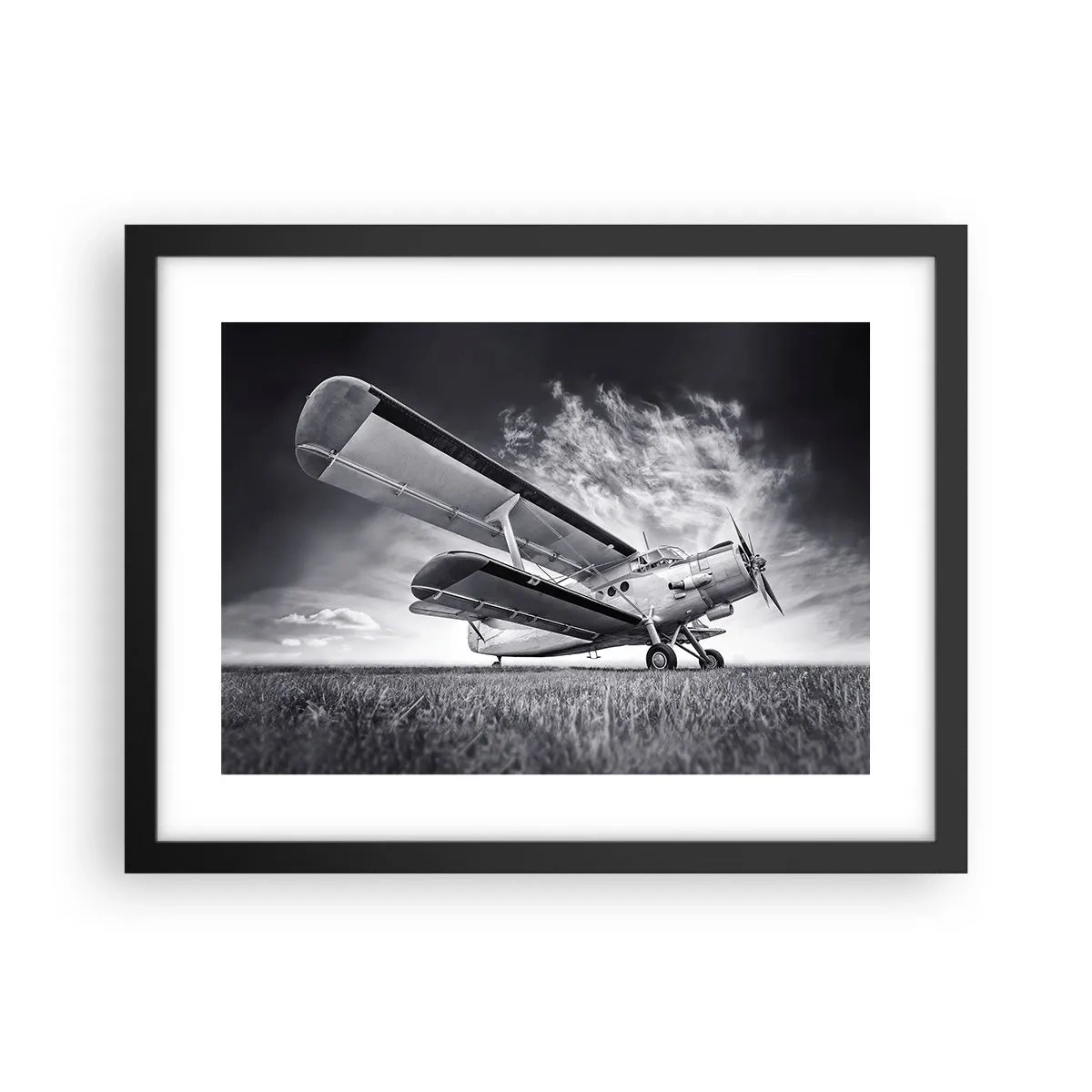 Plagát v čiernom ráme - Okrídlený pútnik - 40x30 cm