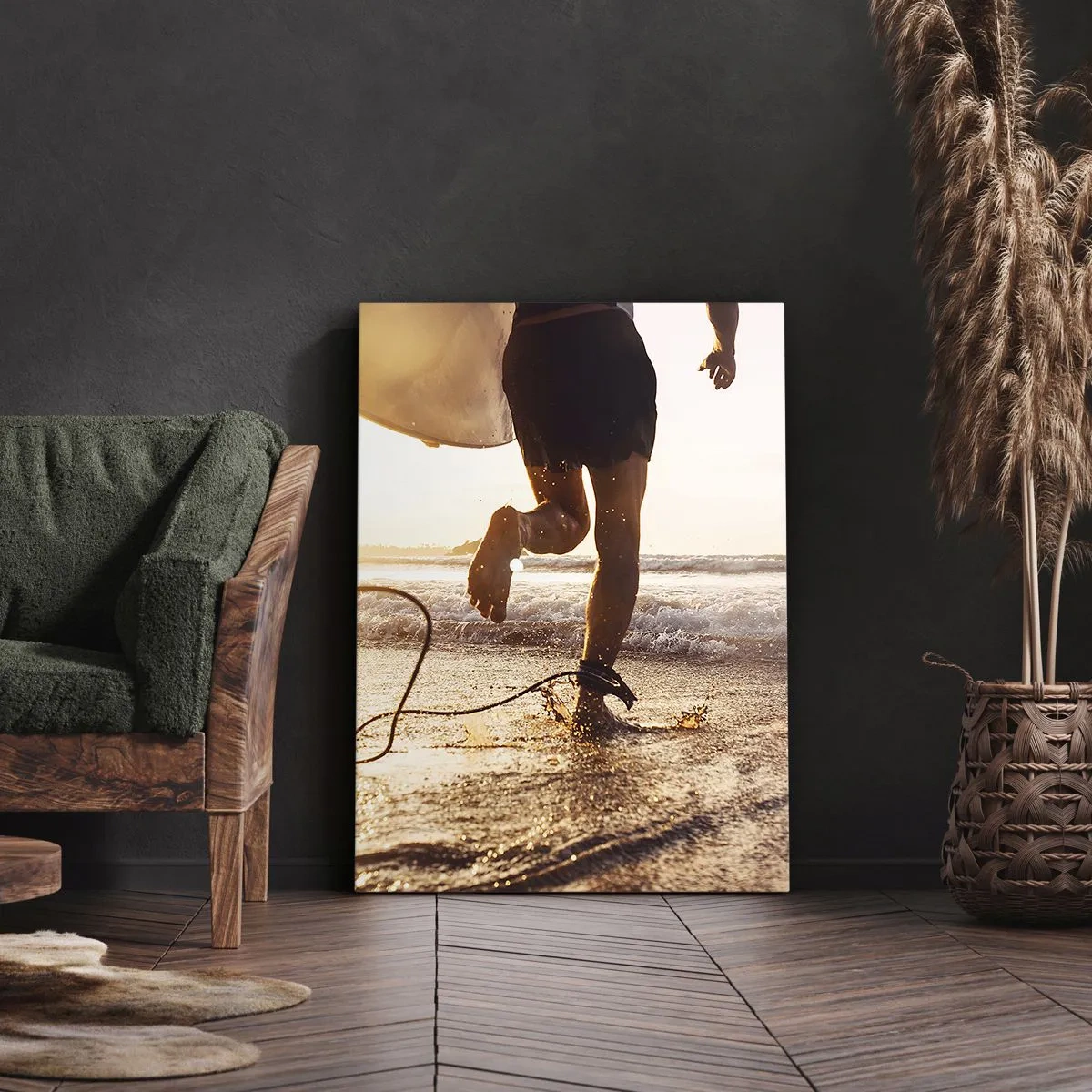 Obraz na plátne - V ústrety vlne - 65x120 cm