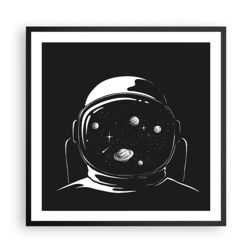 Plagát v čiernom ráme - Skvelý výhľad - 60x60 cm