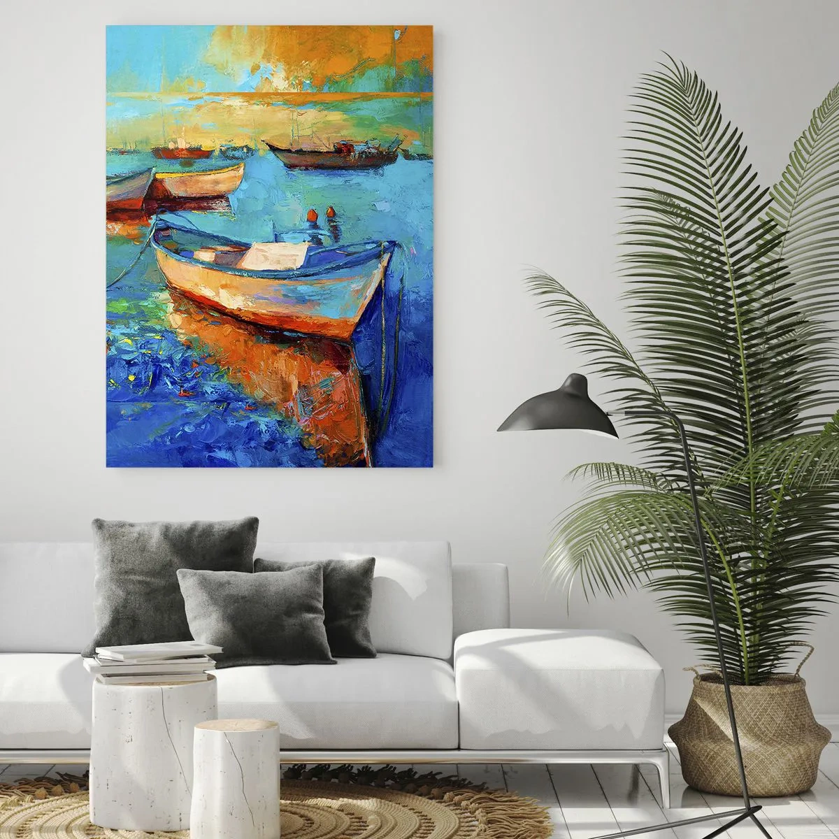 Obraz na skle - V južnom zálive - 50x70 cm