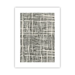 Plagát - Tkaná kompozícia - 30x40 cm