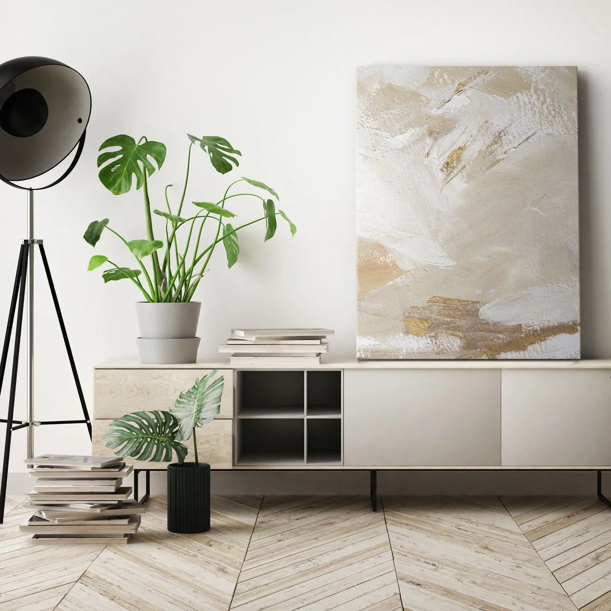 Obraz na plátne - Pastelová kompozícia - 80x120 cm