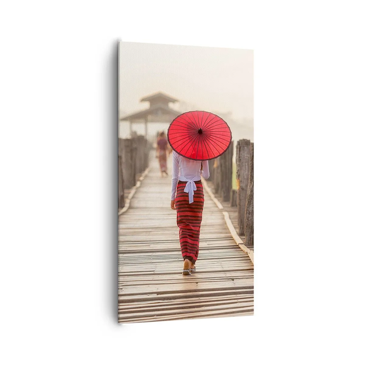 Obraz na plátne - Na starom moste - 65x120 cm