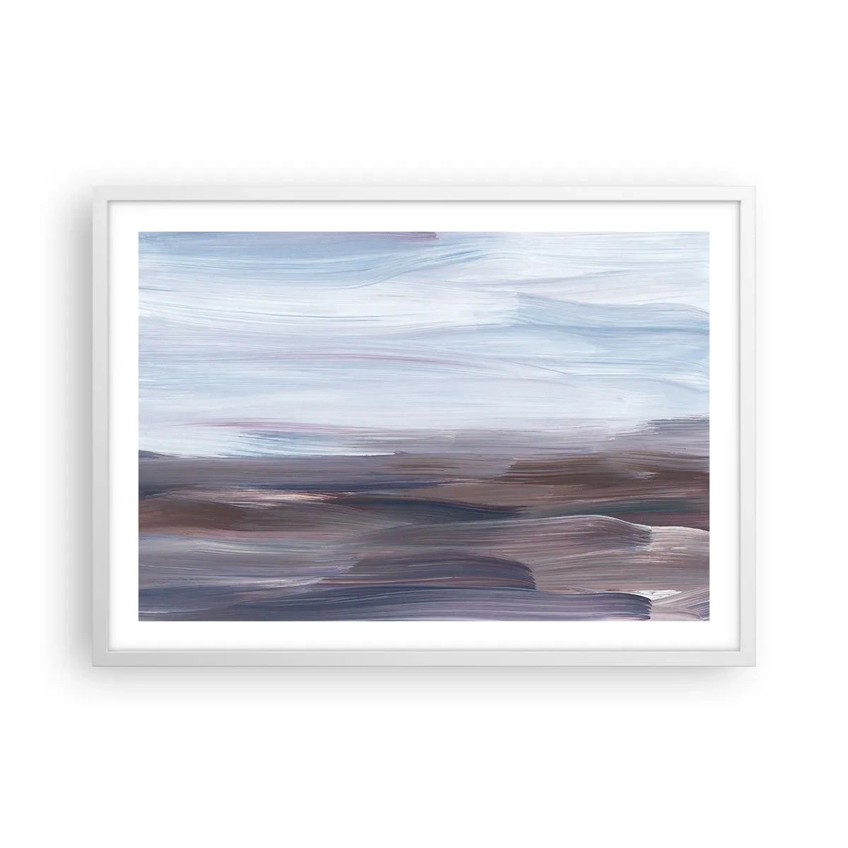 Plagát v bielom ráme - Živly: voda - 70x50 cm