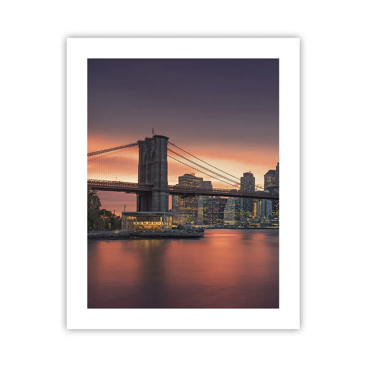 Plagát - Ponorené do ľaliového ticha - 40x50 cm