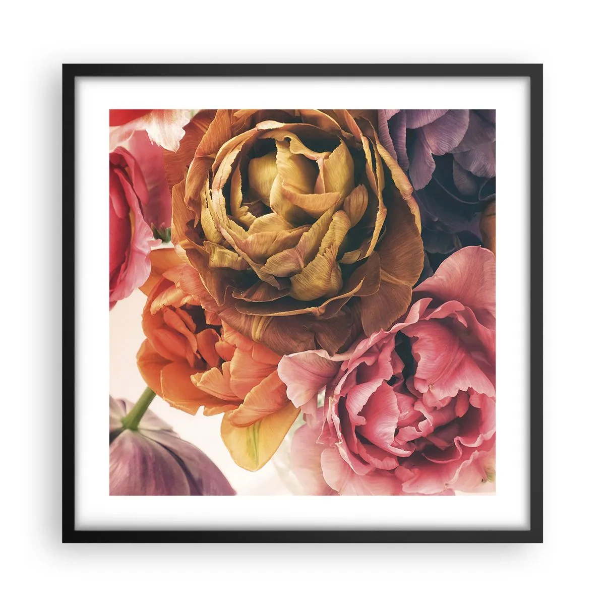 Plagát v čiernom ráme - Oslava života - 50x50 cm