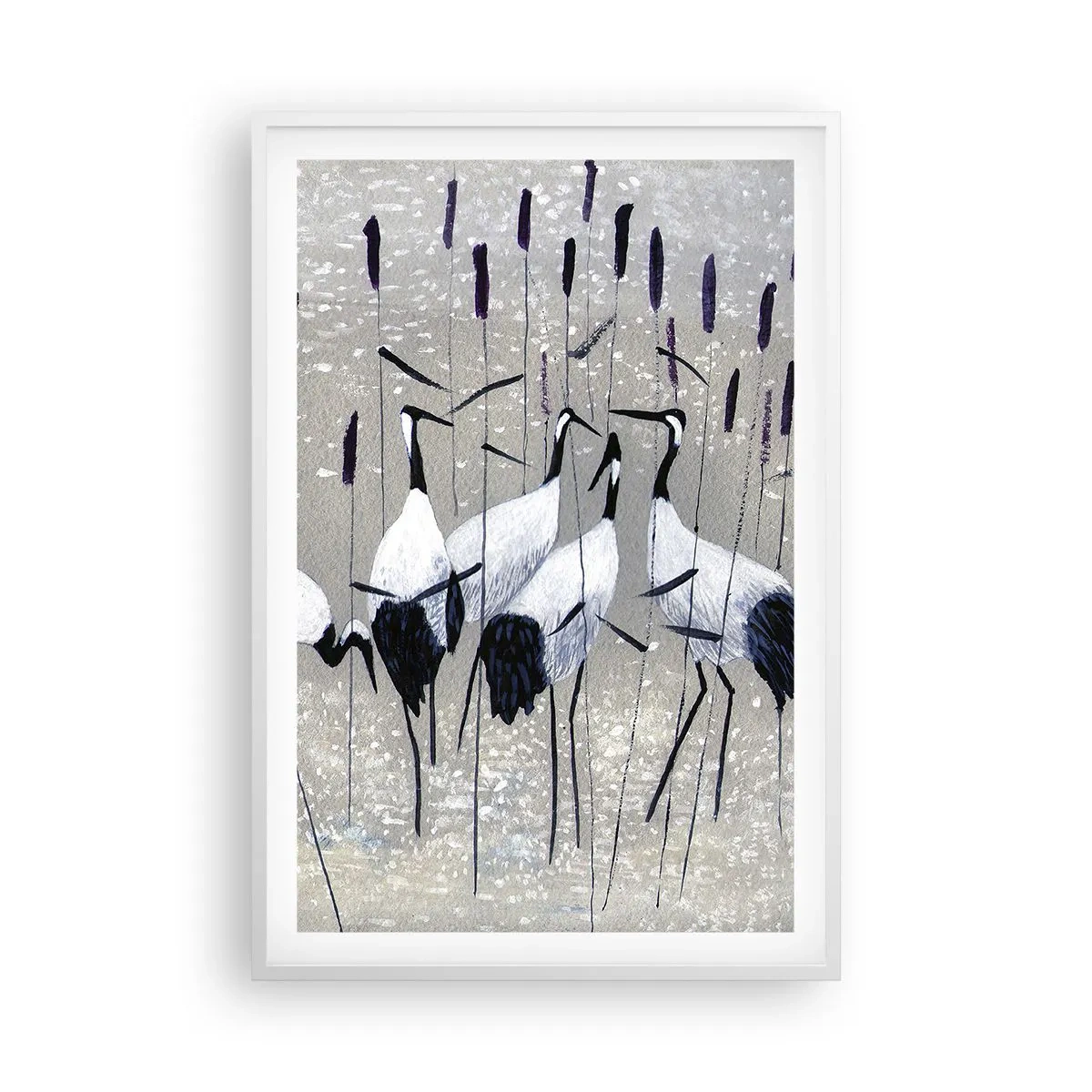 Plagát v bielom ráme - Medzi svojimi - 61x91 cm