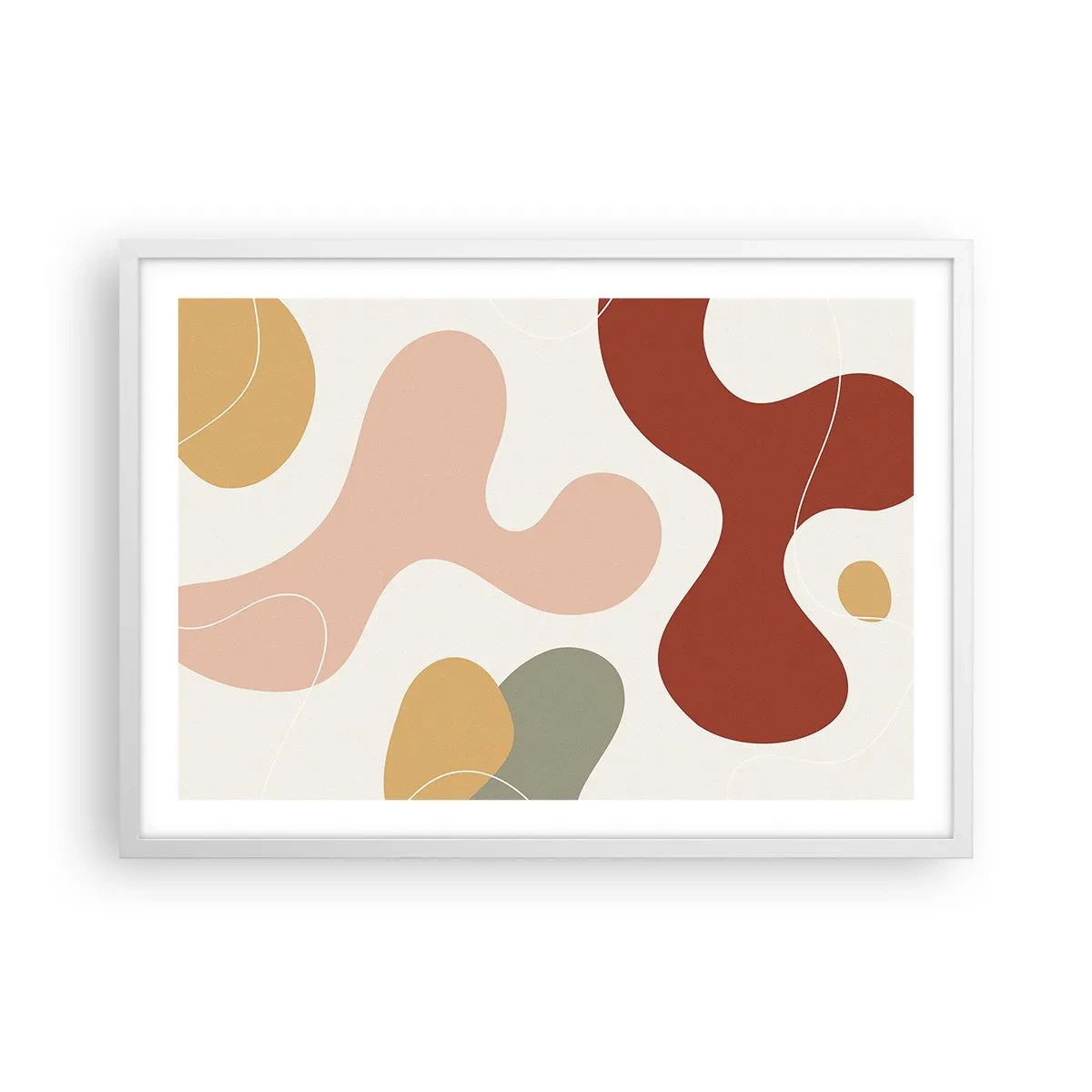 Plagát v bielom ráme - Klikiháky - 70x50 cm