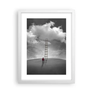 Plagát v bielom ráme - Všetko je možné - 30x40 cm