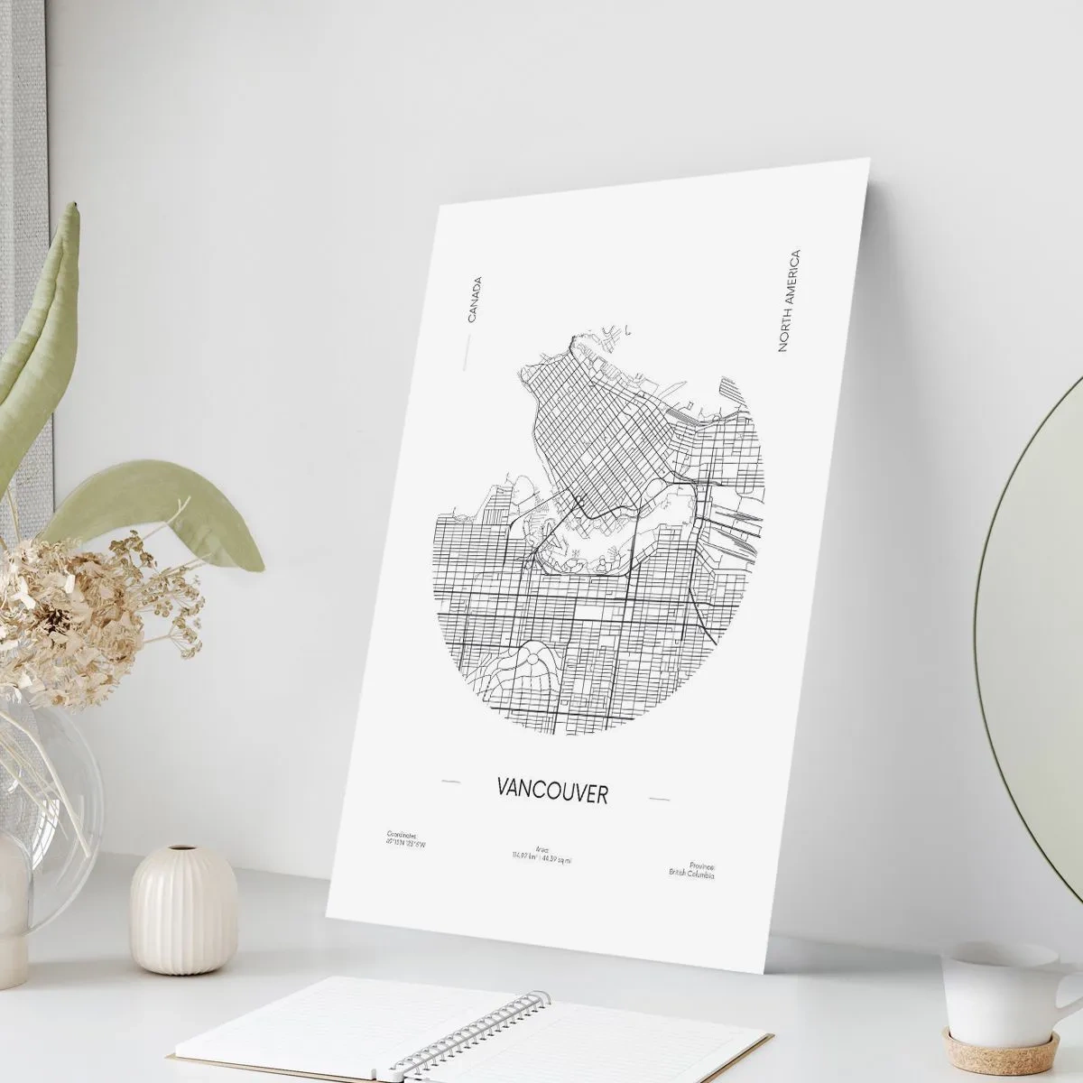 Plagát - Anatómia Vancouveru - 61x91 cm