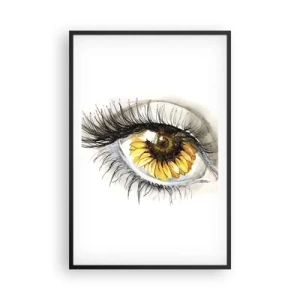 Plagát v čiernom ráme - Pohľad žeravý ako leto - 61x91 cm