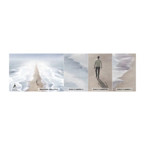 Vzorka fototapety Premium Sand - Svetlá budúcnosť - More, Svetlý, Pláž - 100x30 cm
